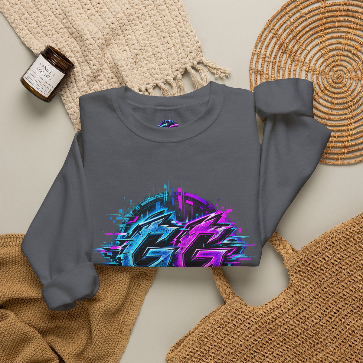 GG Stay Glitched Crewneck