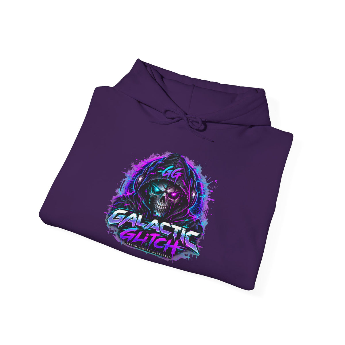 GG Neon Skull Gaming Hoodie