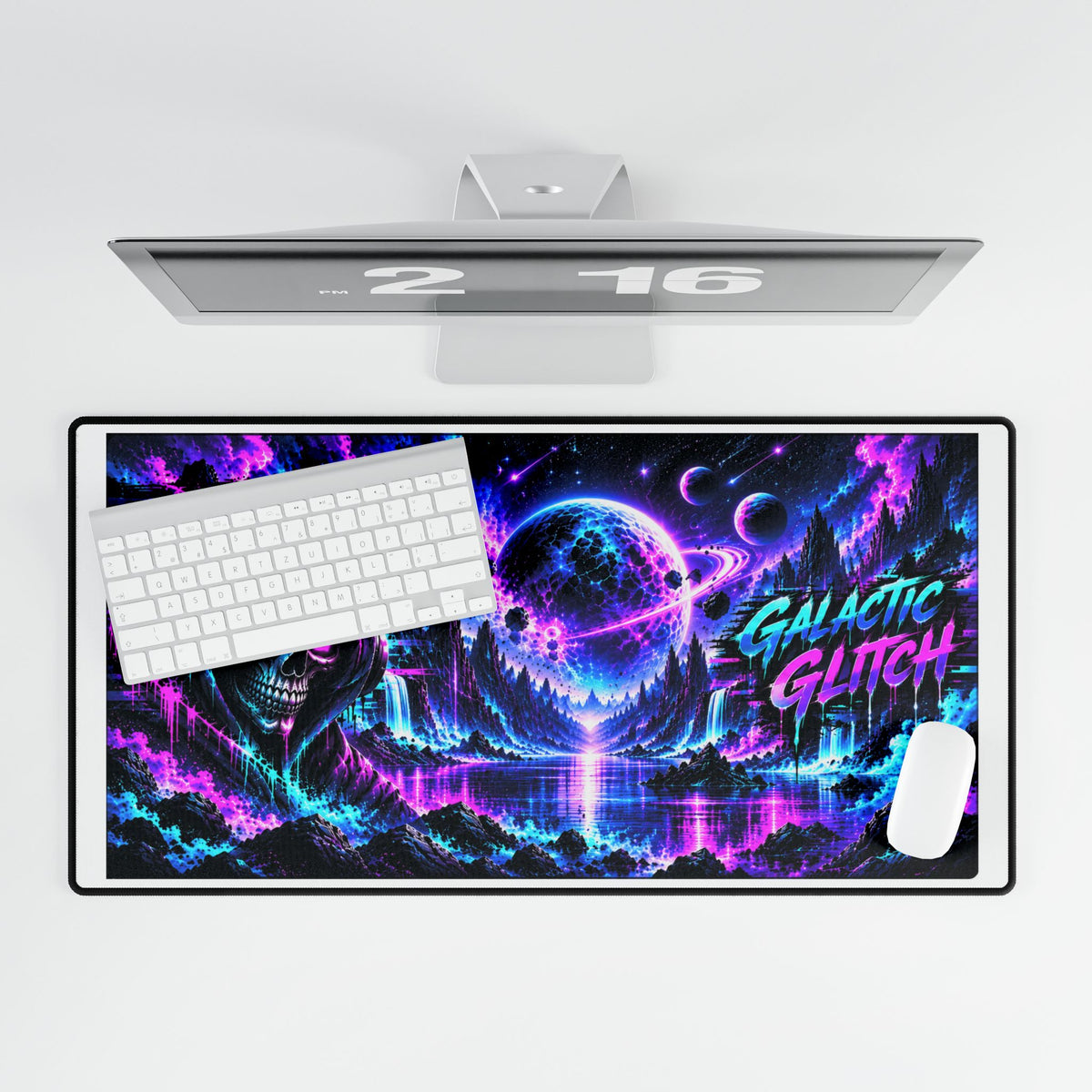GG Neon Space Desk Mat