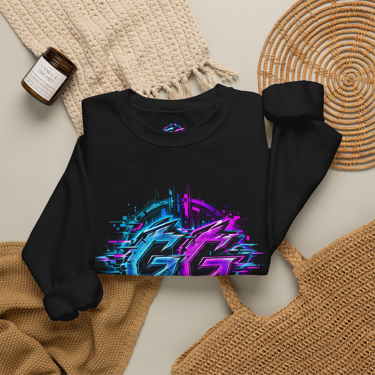 GG Stay Glitched Crewneck