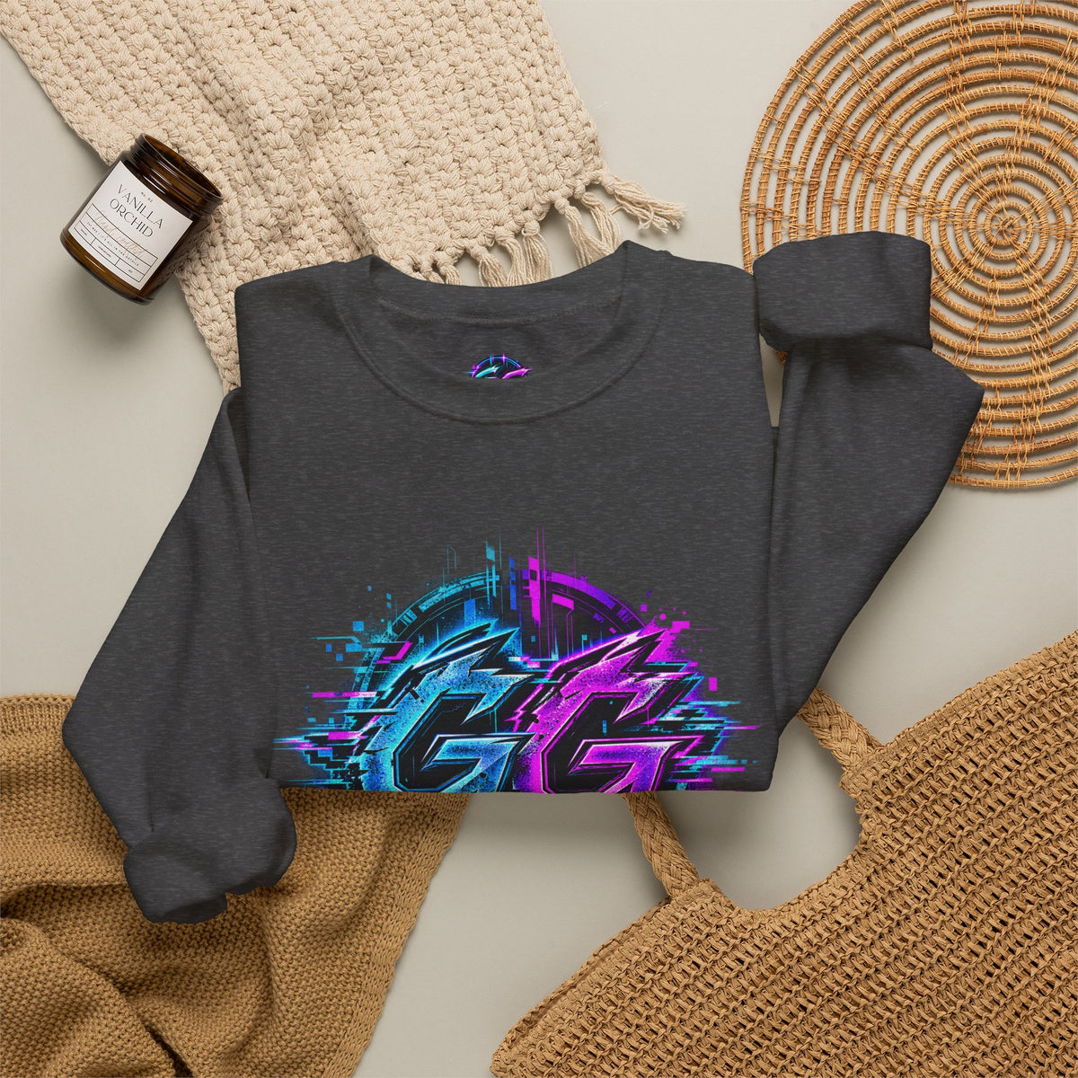 GG Stay Glitched Crewneck